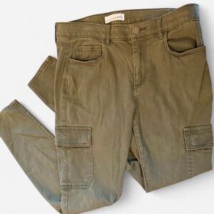LOFT Stretch Cargo Utility Pants Skinny Size 4
